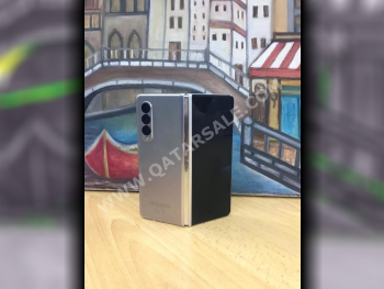 Samsung  - Galaxy Z  - Fold 3  - Sky Blue  - 256 GB