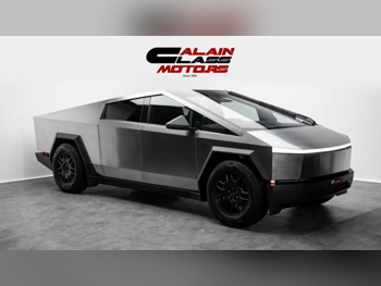 Tesla  Cybertruck  Foundation Series  2024  Automatic  3,922 Km  0 Cylinder  All Wheel Drive (AWD)  Pick Up  Silver