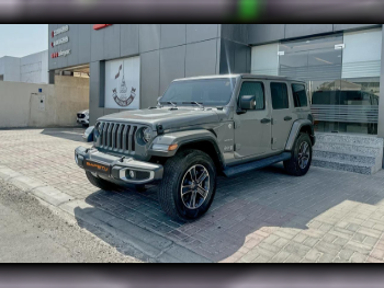 جييب  رانجلار  صحارى  2023  اوتوماتيك  26,000 كم  6 سلندر  دفع رباعي  اس يو في  رمادي ميتالك  تحت الضمان