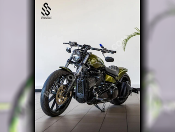 هارلي ديفيدسون  بريك اوت -  2022 - اللون اخضر -  الضمان