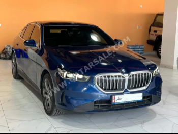 BMW  5-Series  520i  2024  Automatic  7,000 Km  6 Cylinder  Rear Wheel Drive (RWD)  Sedan  Blue  With Warranty