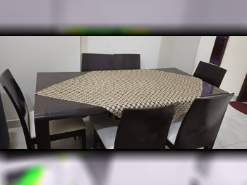 Tables & Sideboards Table & Chairs  - Solid Wood  - Black