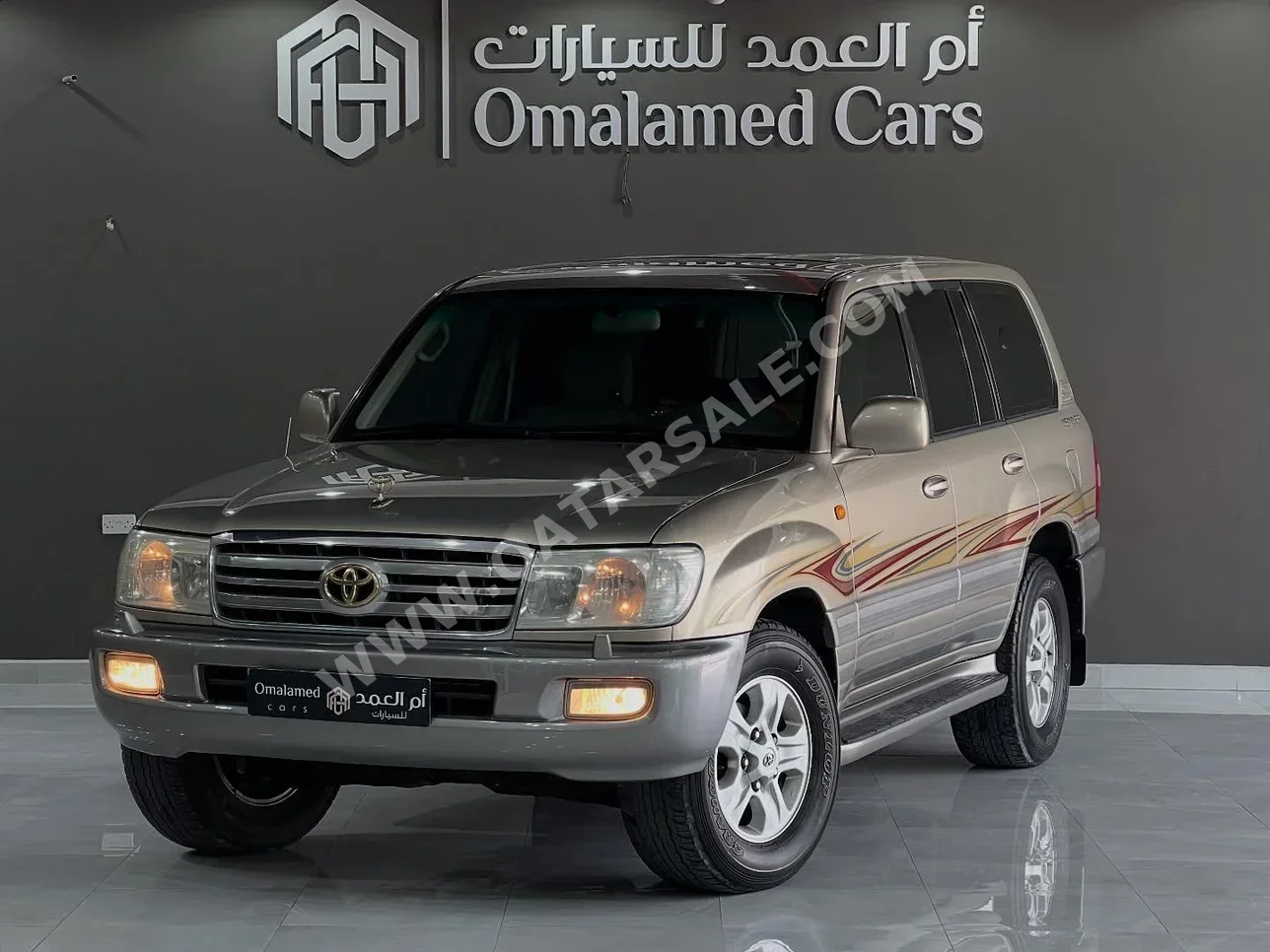 تويوتا  لاند كروزر  جي اكس ار  2006  اوتوماتيك  255,000 كم  6 سلندر  دفع رباعي  اس يو في  ذهبي