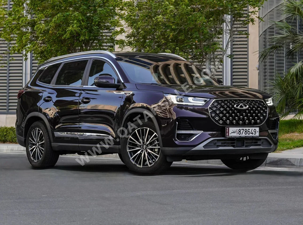 Chery  Tiggo  8 pro  2022  Automatic  53,000 Km  4 Cylinder  Front Wheel Drive (FWD)  SUV  Purple  With Warranty