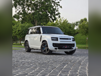 لاند روفر  ديفيندر  110 اتش اس اي  2023  اوتوماتيك  44,000 كم  6 سلندر  دفع رباعي  اس يو في  أبيض  تحت الضمان