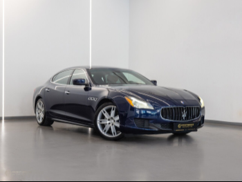 مزاراتي  كواتروبورتي  2015  اوتوماتيك  28,450 كم  6 سلندر  دفع خلفي  سيدان  ازرق