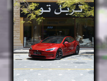 تسلا  مودل اس  بلايد  2024  اوتوماتيك  4,700 كم  0 سلندر  دفع كلي مستمر  سيدان  أحمر  تحت الضمان