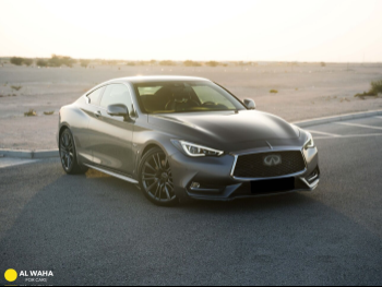 Infiniti  Q  60 S  2017  Automatic  83,000 Km  6 Cylinder  Rear Wheel Drive (RWD)  Coupe / Sport  Gray