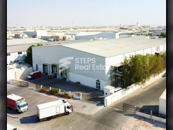 مخازن و مستودعات - الريان  - المنطقة الصناعية  -المساحة: 2000 متر مربع