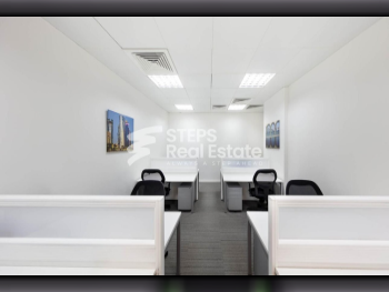 مكاتب تجارية - مفروشة بالكامل  - الدوحة  - روضة الخيل