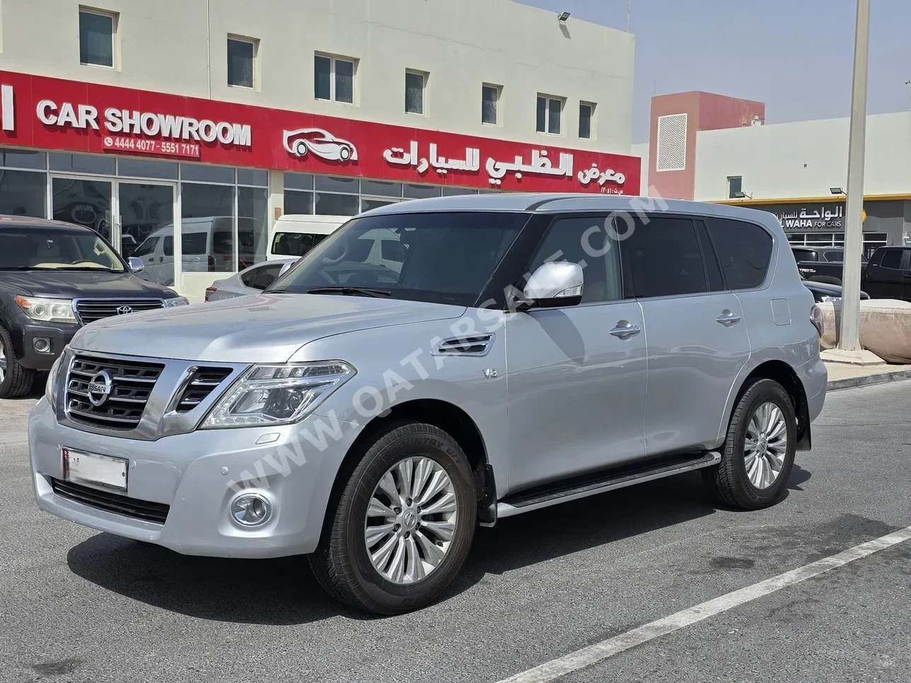 Nissan  Patrol  Titanium  2017  Automatic  244,000 Km  6 Cylinder  Four Wheel Drive (4WD)  SUV  Silver
