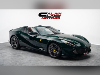 Ferrari  812  GTS  2021  Automatic  575 Km  12 Cylinder  Rear Wheel Drive (RWD)  Convertible  Green  With Warranty