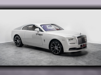 رولز - رويس  رايث  2018  اوتوماتيك  77,896 كم  12 سلندر  دفع كلي مستمر  كوبيه \ سبورت  أبيض