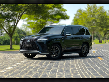 Lexus  LX  600 F Sport  2023  Automatic  36,000 Km  6 Cylinder  Four Wheel Drive (4WD)  SUV  Black  With Warranty