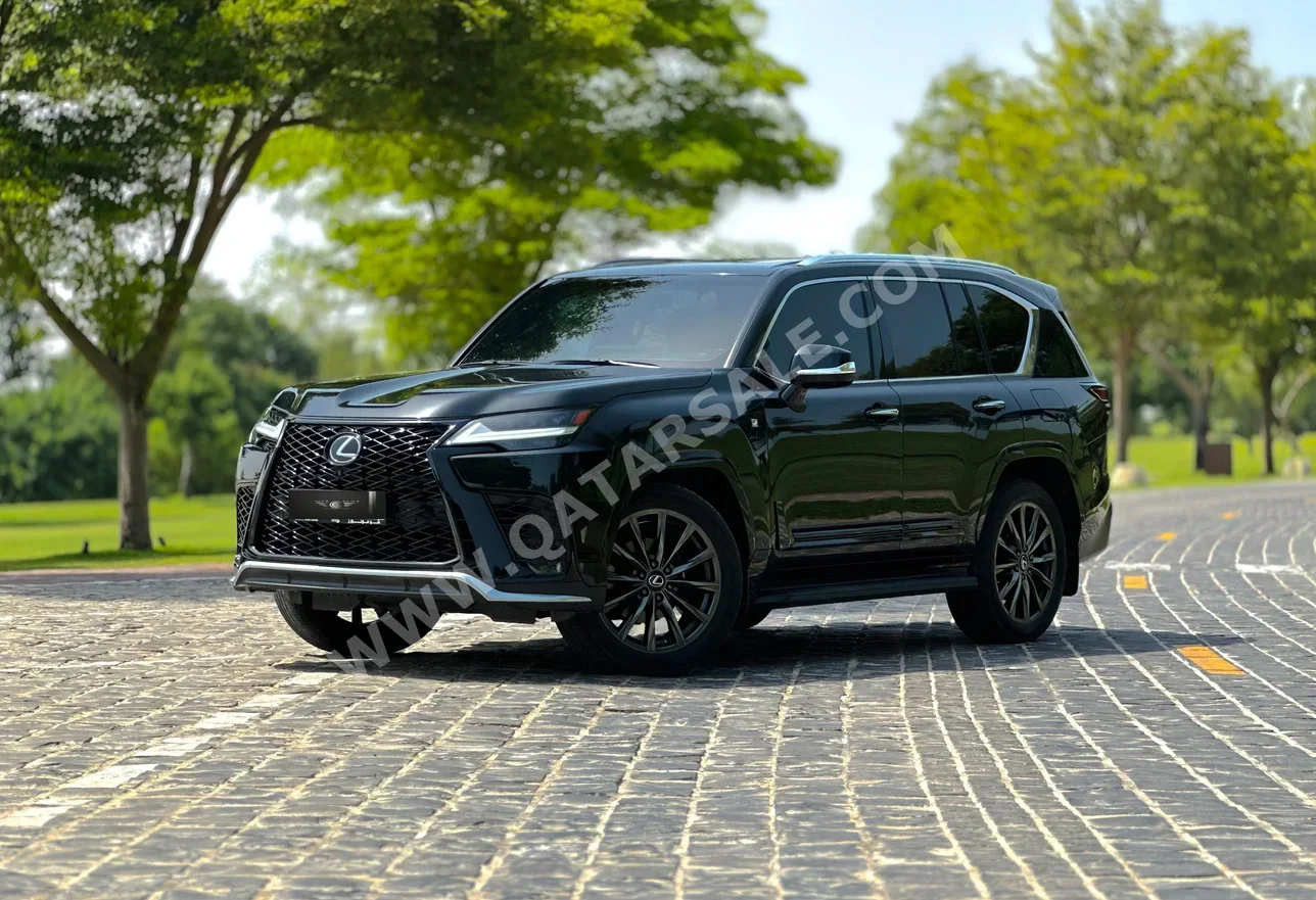 Lexus  LX  600 F Sport  2023  Automatic  36,000 Km  6 Cylinder  Four Wheel Drive (4WD)  SUV  Black  With Warranty