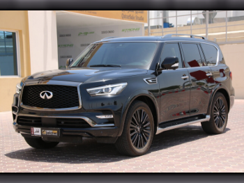 Infiniti  QX  80  2023  Automatic  5,000 Km  8 Cylinder  Four Wheel Drive (4WD)  SUV  Black  With Warranty