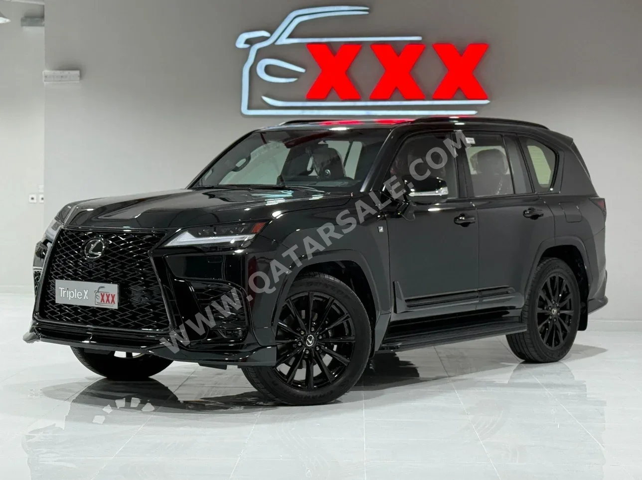 Lexus  LX  600 F Sport  2023  Automatic  34,000 Km  6 Cylinder  Four Wheel Drive (4WD)  SUV  Black  With Warranty