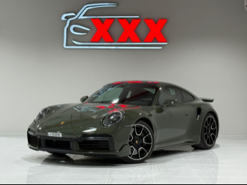 بورش  911  توربو اس  2023  اوتوماتيك  4,000 كم  6 سلندر  دفع خلفي  كوبيه \ سبورت  أخضر  تحت الضمان