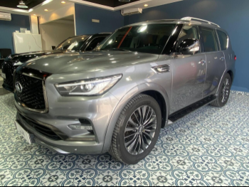 Infiniti  QX  80  2021  Automatic  112,000 Km  8 Cylinder  Four Wheel Drive (4WD)  SUV  Gray