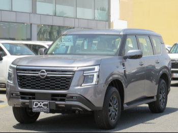 Nissan  Patrol  SE  2025  Automatic  0 Km  8 Cylinder  Four Wheel Drive (4WD)  SUV  Gray  With Warranty