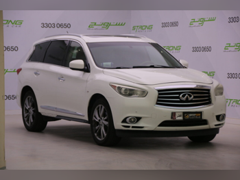 Infiniti  QX  60  2013  Automatic  183,000 Km  6 Cylinder  All Wheel Drive (AWD)  SUV  White