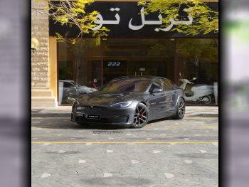 تسلا  مودل اس  بلايد  2024  اوتوماتيك  11,400 كم  0 سلندر  دفع كلي مستمر  سيدان  رمادي  تحت الضمان
