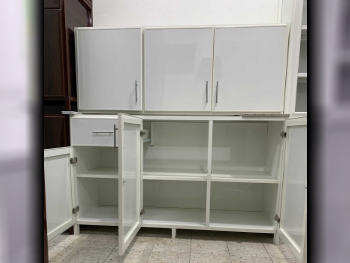 أدراج وخزائن المطبخ - أبيض - قطر