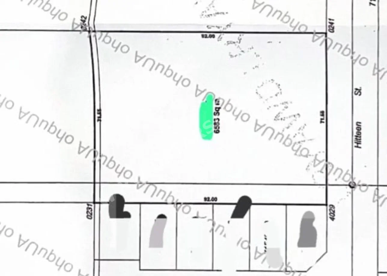 اراضي للبيع في أم صلال  - أم صلال علي  -المساحة 6,583 متر مربع