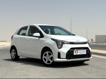 كيا  بكانتو  2024  اوتوماتيك  13,000 كم  4 سلندر  سحب امامي  هاتشباك  أبيض