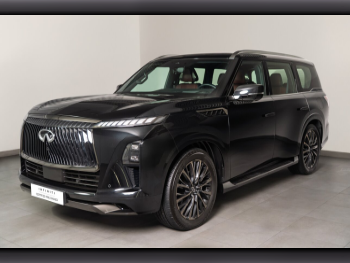 Infiniti  QX  80  2025  Automatic  8,140 Km  8 Cylinder  Four Wheel Drive (4WD)  SUV  Black  With Warranty