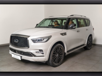 Infiniti  QX  80  2023  Automatic  12,104 Km  8 Cylinder  Four Wheel Drive (4WD)  SUV  White  With Warranty