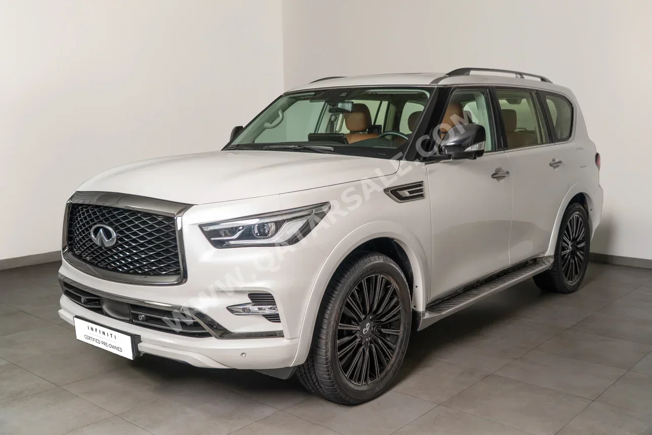 Infiniti  QX  80  2023  Automatic  12,104 Km  8 Cylinder  Four Wheel Drive (4WD)  SUV  White  With Warranty