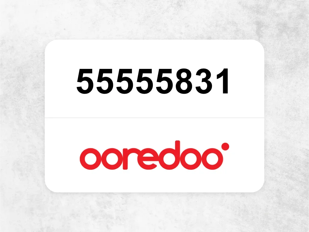 Ooredoo Mobile Phone  55555831