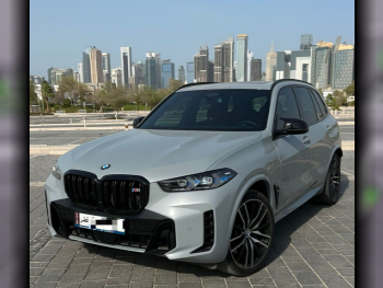 BMW  X-Series  X5 M60i  2024  Automatic  37,000 Km  8 Cylinder  Four Wheel Drive (4WD)  SUV  Gray Nardo  With Warranty