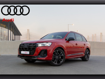 اودي  كيو 7  45 تي اف اس اي كواترو اس- لاين  2024  اوتوماتيك  16,000 كم  4 سلندر  دفع كلي مستمر  اس يو في  أحمر  تحت الضمان