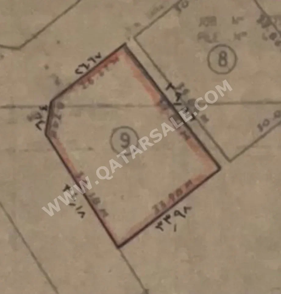 Lands For Sale in Doha  - Al Hilal  -Area Size 1,355 Square Meter