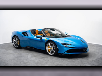 Ferrari  SF90 Spider  2022  Automatic  2,826 Km  8 Cylinder  Rear Wheel Drive (RWD)  Convertible  Blue