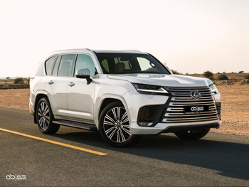 Lexus  LX  600 Luxury  2022  Automatic  53,000 Km  6 Cylinder  Four Wheel Drive (4WD)  SUV  White