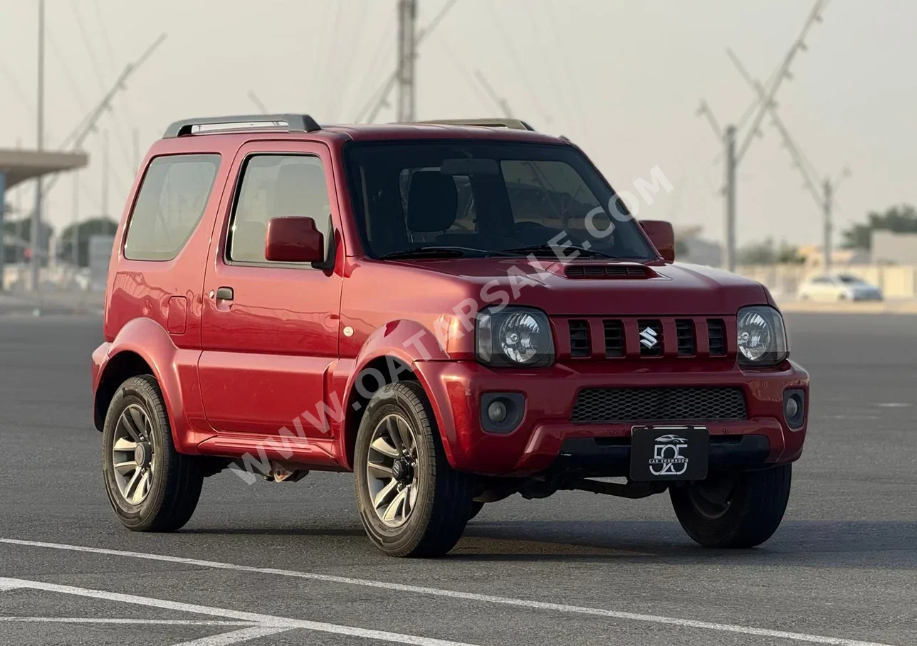 سوزوكي  جمني  2015  اوتوماتيك  103,000 كم  4 سلندر  دفع رباعي  اس يو في  أحمر