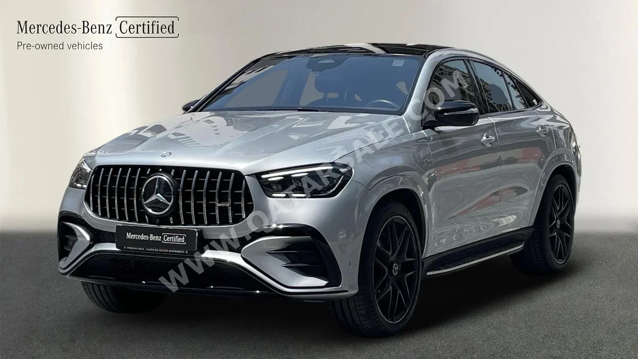 Mercedes-Benz  GLE  53 AMG Coupe  2024  Automatic  15,481 Km  4 Cylinder  Four Wheel Drive (4WD)  SUV  Silver  With Warranty