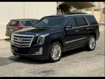 Cadillac  Escalade  Platinum  2018  Automatic  68,000 Km  8 Cylinder  Four Wheel Drive (4WD)  SUV  Dark Blue