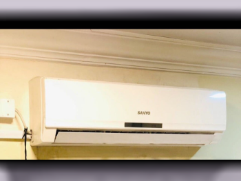 مكيفات الهواء سانيو  يشمل التحكم عن بعد  ضمان  مع التسليم  مع التركيب