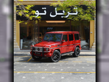 Mercedes-Benz  G-Class  55 AMG  2012  Automatic  131,870 Km  8 Cylinder  Four Wheel Drive (4WD)  SUV  Red
