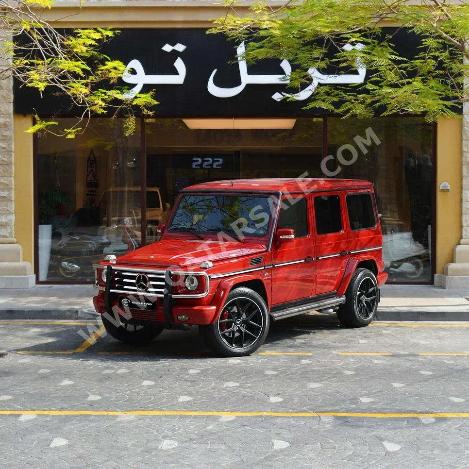 Mercedes-Benz  G-Class  55 AMG  2012  Automatic  131,870 Km  8 Cylinder  Four Wheel Drive (4WD)  SUV  Red