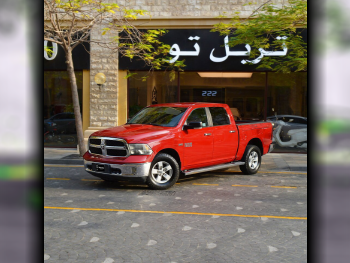 دودج  رام  1500  2017  اوتوماتيك  248,800 كم  6 سلندر  دفع رباعي  بيكب  أحمر