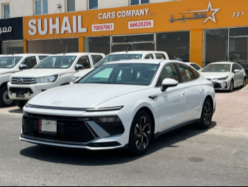 Hyundai  Sonata  2025  Automatic  0 Km  4 Cylinder  Front Wheel Drive (FWD)  Sedan  White  With Warranty