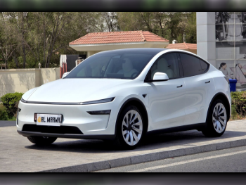 تسلا  واي  بيرفورمانس  2025  اوتوماتيك  1,000 كم  0 سلندر  دفع كلي مستمر  اس يو في  أبيض  تحت الضمان