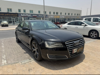 Audi  A8  L  2014  Automatic  96,000 Km  8 Cylinder  All Wheel Drive (AWD)  Sedan  Black