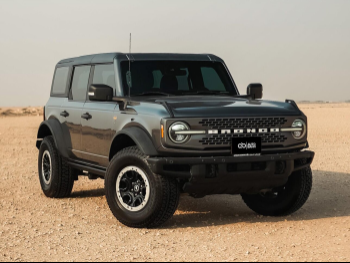 فورد  برونكو  بادلاند  2022  اوتوماتيك  55,000 كم  6 سلندر  دفع رباعي  اس يو في  رمادي  تحت الضمان