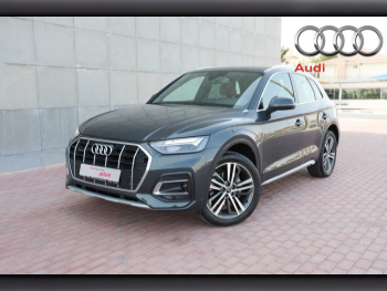 اودي  كيو 5  2.0 T  2023  اوتوماتيك  7,000 كم  4 سلندر  دفع كلي مستمر  اس يو في  رمادي  تحت الضمان